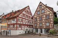 Meersburg, Fachwerkhäuser in der Kirchstraße