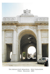 The Menin Gate Memorial West Ypres 2003