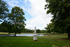 Sweden, Stockholm, A lone statue in Drottningholm Park