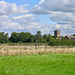 Church of All Saints at Alrewas (Grade I Listed Building) seen from the Trent and Mersey Canal