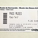 Ticket for the Musée de Normandie – Musée des Beaux-Arts