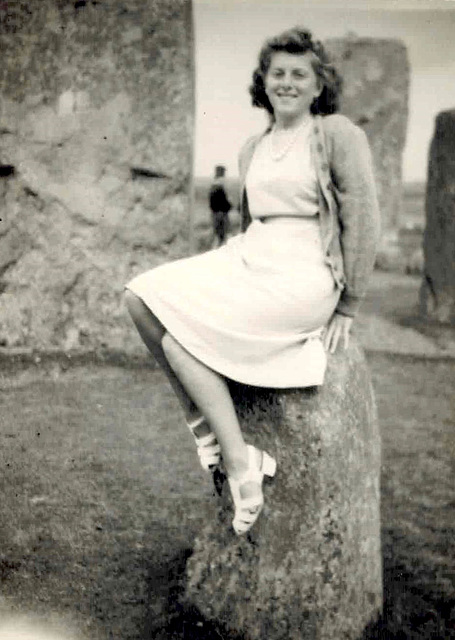#2 - Vera, Stonehenge, c. 1947
