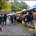 Saturday market in autumn