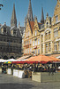 Ypres square with restaurants 2003