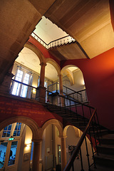 Staircase in the Old Library of Leiden University