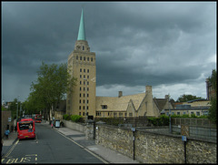 Nuffield in a stormy sky