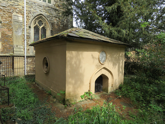 blunham church, beds (40)mausoleum built for godfrey thornton +1805