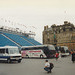 Coaches parked at Edinburgh Castle – 2 Aug 1997 (366-3)