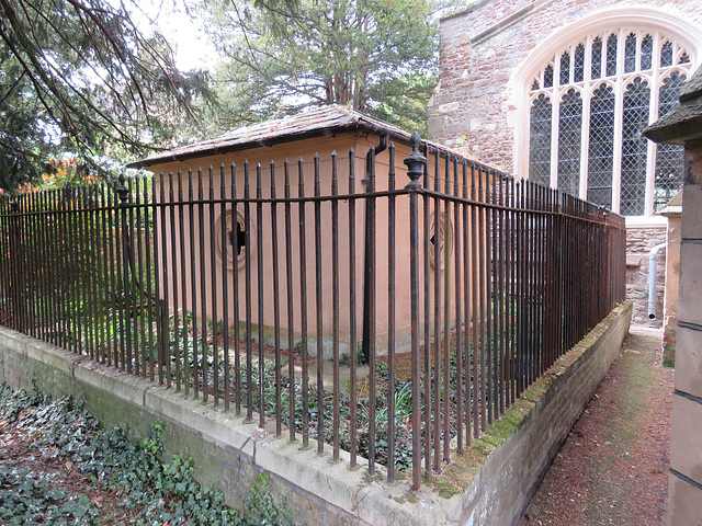 blunham church, beds (41)mausoleum built for godfrey thornton +1805