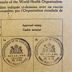 Vaccination stamps