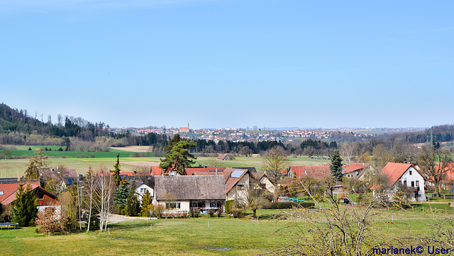 Blick zum Rosengarden-Westheim