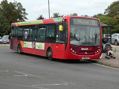 First Eastern Counties 44518 (YX09 ACZ) in Woodbridge - 21 Sep 2023 (P1160499)