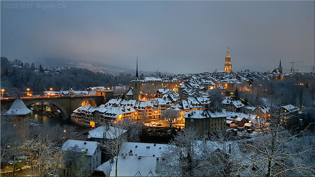 Winter is back in Bern.