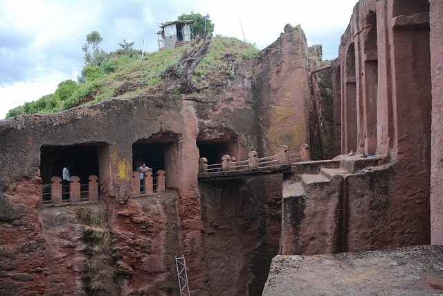 Ethiopia, Lalibela, The Bridge to Bete Gabriel Raphael Church