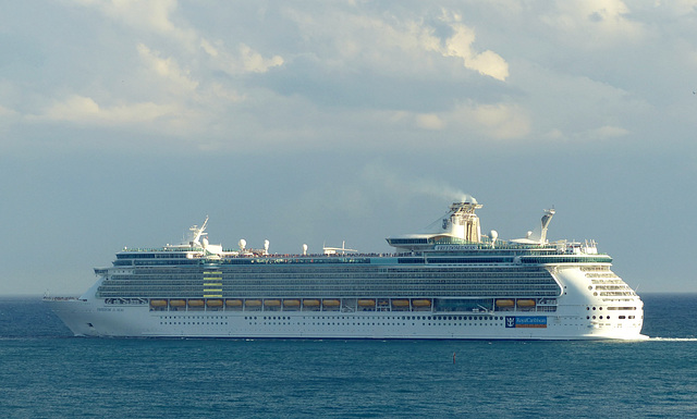 Freedom of the Seas leaving Port Everglades - 11 March 2018