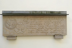 Leipzig 2019 – Sign for the completion of the Handwerkerpassage
