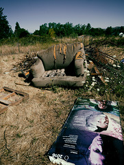 Discarded Couch + Poster