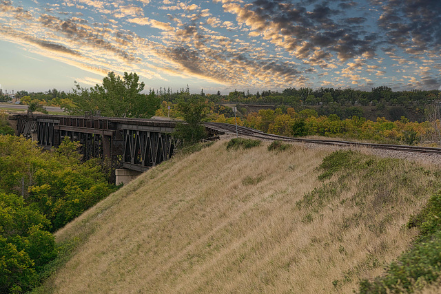 rail bridge, Moose Jaw