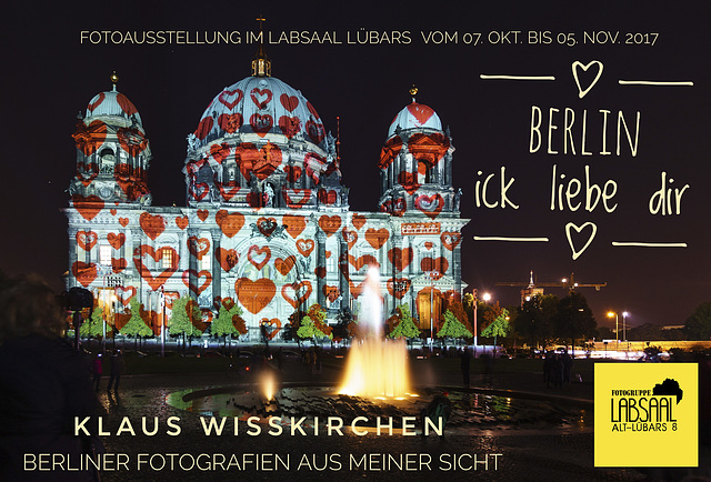 Plakat zur Ausstellung "BERLIN, ick liebe dir"