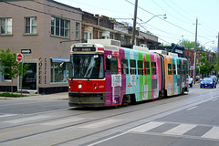 Canada 2016 – Toronto – Colourful tram
