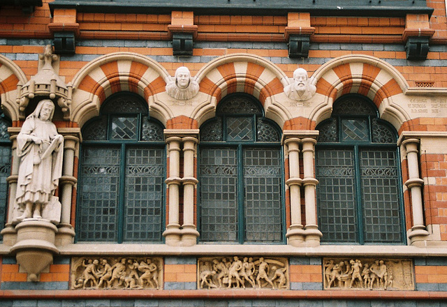 Detail of Watson Fothergill's Offices, No.15 George Street, Nottingham