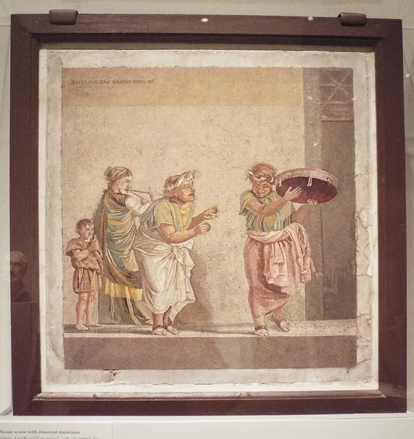 Mosaic Scene with Musicians in the Metropolitan Museum of Art, June 2016