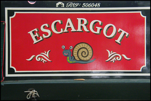 Escargot narrowboat