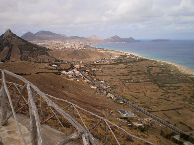 Overall view of Porto Santo Island.