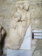 Musée archéologique de Split : fragment de sarcophage, combat d'Amazones ?