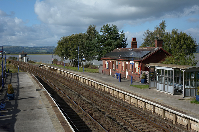 Arnside Station view