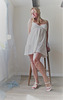 Remote white dress