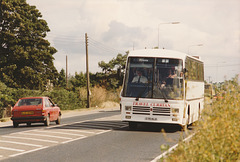 Currian Tours C75 KLG rolling through Red Lodge - 20 Aug 1988