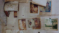 Photos on a wall