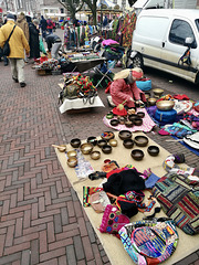 Oriental stuff on the market in Leiden