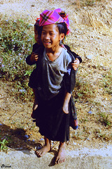 Jeune Hmong fleuri