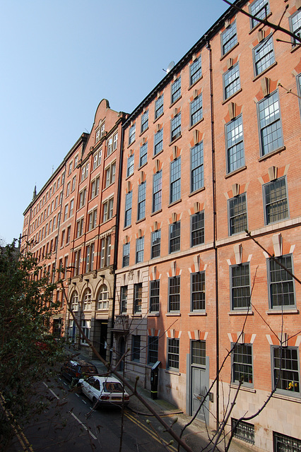 Early Twentieth Century Warehouses, Hollow Stone, Lace Market, Nottingham