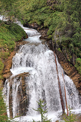 Wasserfall in der Schramme - oberhalb der Fane Alm (2 PiP)