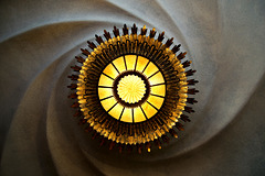 Sun Lamp in Casa Batllo designed by Gaudi