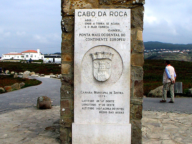 "Wo das Land endet und das Meer beginnt..."  Cabo da Roca