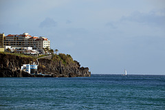 Klippen und Meer, in Funchal