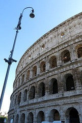 A Rome (Italie), le Colisée = il Colosseo