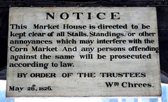 Ledbury- Notice in the Market House