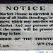 Ledbury- Notice in the Market House