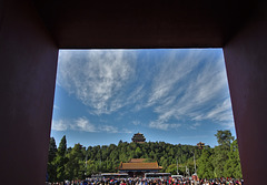 Forbidden City, Gate of Divine Prowess, view to Jingshan Park