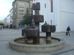 Brunnen vor der Schlosskirche