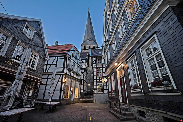 In der Altstadt von Hattingen (3xPiP)