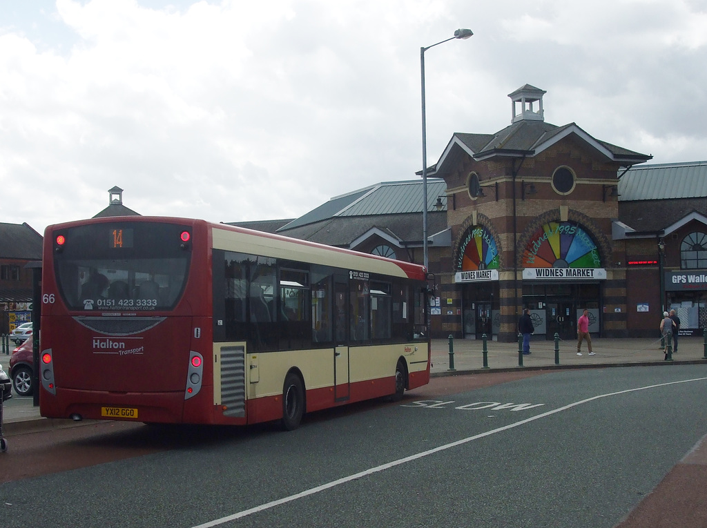 DSCF7689 Halton Borough Transport 66 (YX12 GGO) in Widnes - 15 Jun 2017