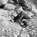 Playing with pebbles at St Agnes