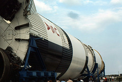 Die zweiten Brennstufen der Saturn (Rakete) S-II-Sequenz für den Start der Apollo Rakete