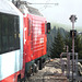 Train Approaching a Steep Gradient near Andermatt